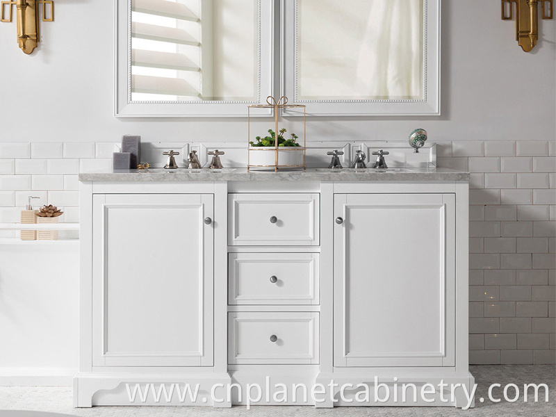 Double Sink Bathroom Cabinet